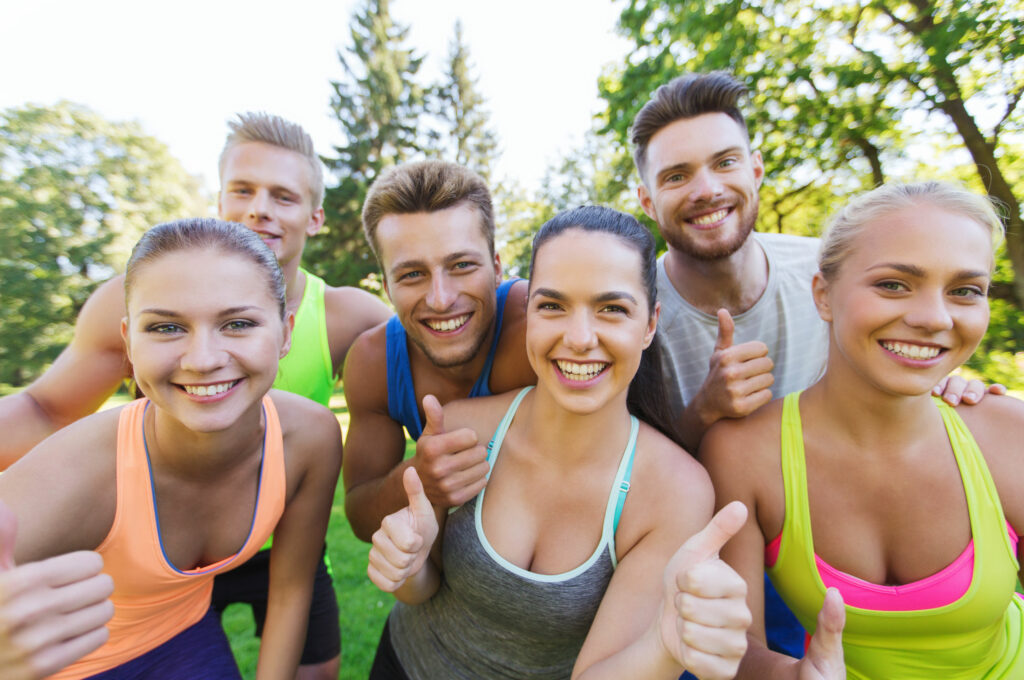 allievi di classe pilates felici e soddisfatti
